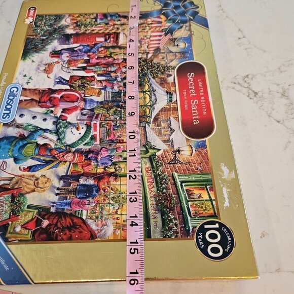 Gibsons Secret Santa Christmas 2019 Limited Edition Tony Ryan Jigsaw Puzzle, 1K - Picture 14 of 15